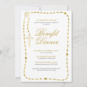 Invitation Dîner-bénéfice religieux (Devant)