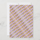 Invitation Dîner Casquette Purple Graduation (Dos)