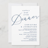 Invitation Dîner conte de fées Mariage romantique (Devant)