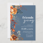 Invitation Dîner convivial floral (Devant)