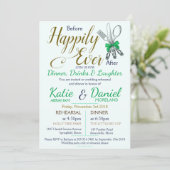 Invitation Dîner Customisé RSVP pour une répétition de mariag (Debout devant)