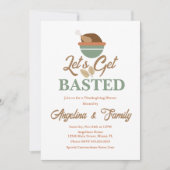 Invitation Dîner d’action de grâces Dîners, Dîners à la dinde (Devant)