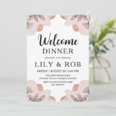 Invitation dîner d'accueil (Debout devant)