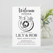 Invitation dîner d'accueil (Debout devant)