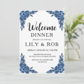 Invitation dîner d'accueil (Debout devant)
