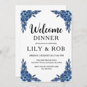 Invitation dîner d'accueil (Devant / Derrière)