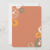 Invitation Dîner d'action ami Arch Fall Terracotta Citrouille (Dos)