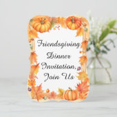 Invitation Dîner D'Action D'Ami, Rejoignez-Nous (Debout devant)