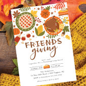 Invitation Dîner d'action d'amitié