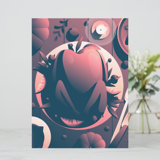 Invitation dîner d'action de grâces (Debout devant)