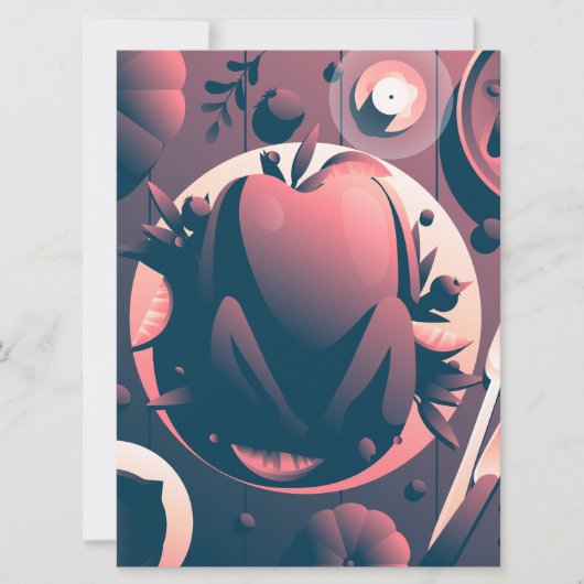 Invitation dîner d'action de grâces (Devant)