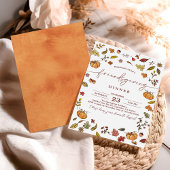 Invitation Dîner d'action de grâces