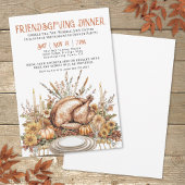 Invitation Dîner d'action de grâces