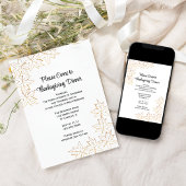 Invitation Dîner d'action de grâces à la feuille d'érable