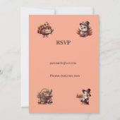 Invitation Dîner d'action de grâces à la Turquie (Dos)