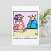 Invitation Dîner d'action de grâces amusant (Debout devant)