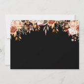 Invitation Dîner d'action de grâces automne (Dos)