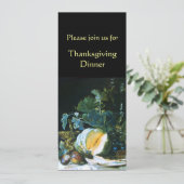 Invitation Dîner d'action de grâces, citrouilles, FRUITS ET G (Debout devant)