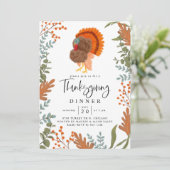 Invitation Dîner d'action de grâces en Turquie (Debout devant)