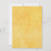 Invitation Dîner d'action de grâces Invitation, Fête de vacan (Dos)