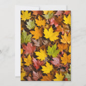 Invitation Dîner d'action de grâces Invitation, Rejoignez-nou (Dos)