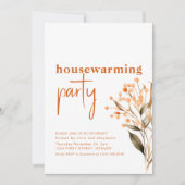 Invitation Dîner d'action de grâces neutre simple (Devant)