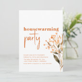 Invitation Dîner d'action de grâces neutre simple (Debout devant)