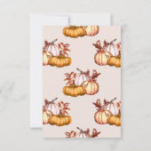 Invitation Dîner d'action de grâces ou d'action d'amitié (Dos)