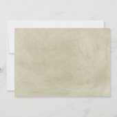 Invitation Dîner d'action de grâces pour bébé et mason Jar Th (Dos)