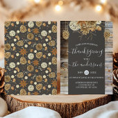 Invitation Dîner d'action de grâces Russe Pays Pin de Bois Cô