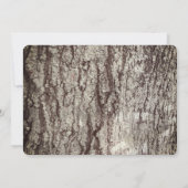 Invitation Dîner d'action de grâces rustique Soirée Grateful (Dos)