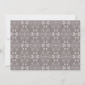 Invitation Dîner d'action de grâces vintages (Dos)