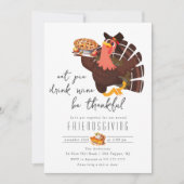 Invitation Dîner d'action de la Turquie (Devant)