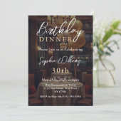 Invitation Dîner d'anniversaire (Debout devant)