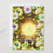 Invitation Dîner d'anniversaire numérique Modèle, noir (Devant)