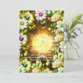 Invitation Dîner d'anniversaire numérique Modèle, noir (Debout devant)