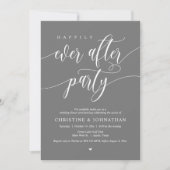 Invitation Dîner Dansant de la Soirée de Mariage Féerique (Devant)