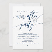 Invitation Dîner Dansant de la Soirée de Mariage Féerique (Devant)