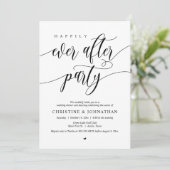 Invitation Dîner Dansant de la Soirée de Mariage Féérique (Debout devant)