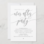 Invitation Dîner Dansant Soirée de Mariage Féerique (Devant)