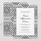 Invitation Dîner d'appréciation de la clientèle (Devant / Derrière)