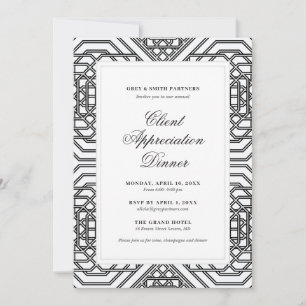 Invitation Dîner d'appréciation de la clientèle