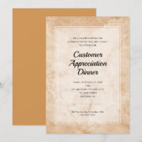 Dîner d'appréciation de la clientèle d'entreprise