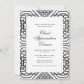 Invitation Dîner d'appréciation du client (Devant)