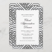 Invitation Dîner d'appréciation du client (Devant / Derrière)