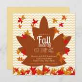 Invitation Dîner de automne (Devant / Derrière)