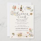 Invitation Dîner de Club de Supper Fantaisiste (Devant)
