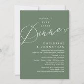 Invitation Dîner de conte de fées Mariage romantique (Devant)