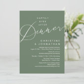 Invitation Dîner de conte de fées Mariage romantique (Debout devant)