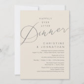 Invitation Dîner de conte de fées Mariage romantique (Devant)